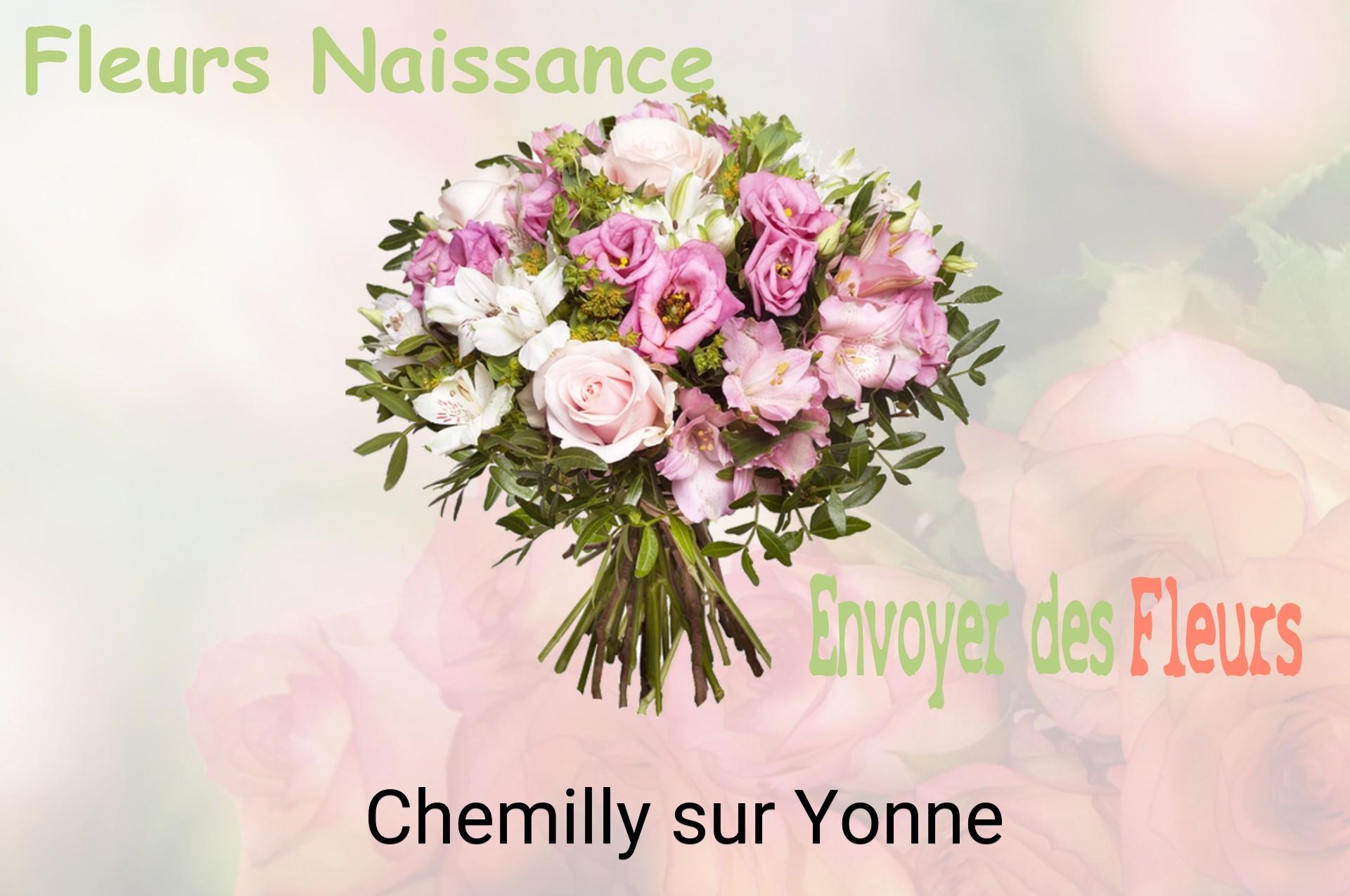 Bouquet de fleurs de naissance livré à Chemilly-sur-Yonne