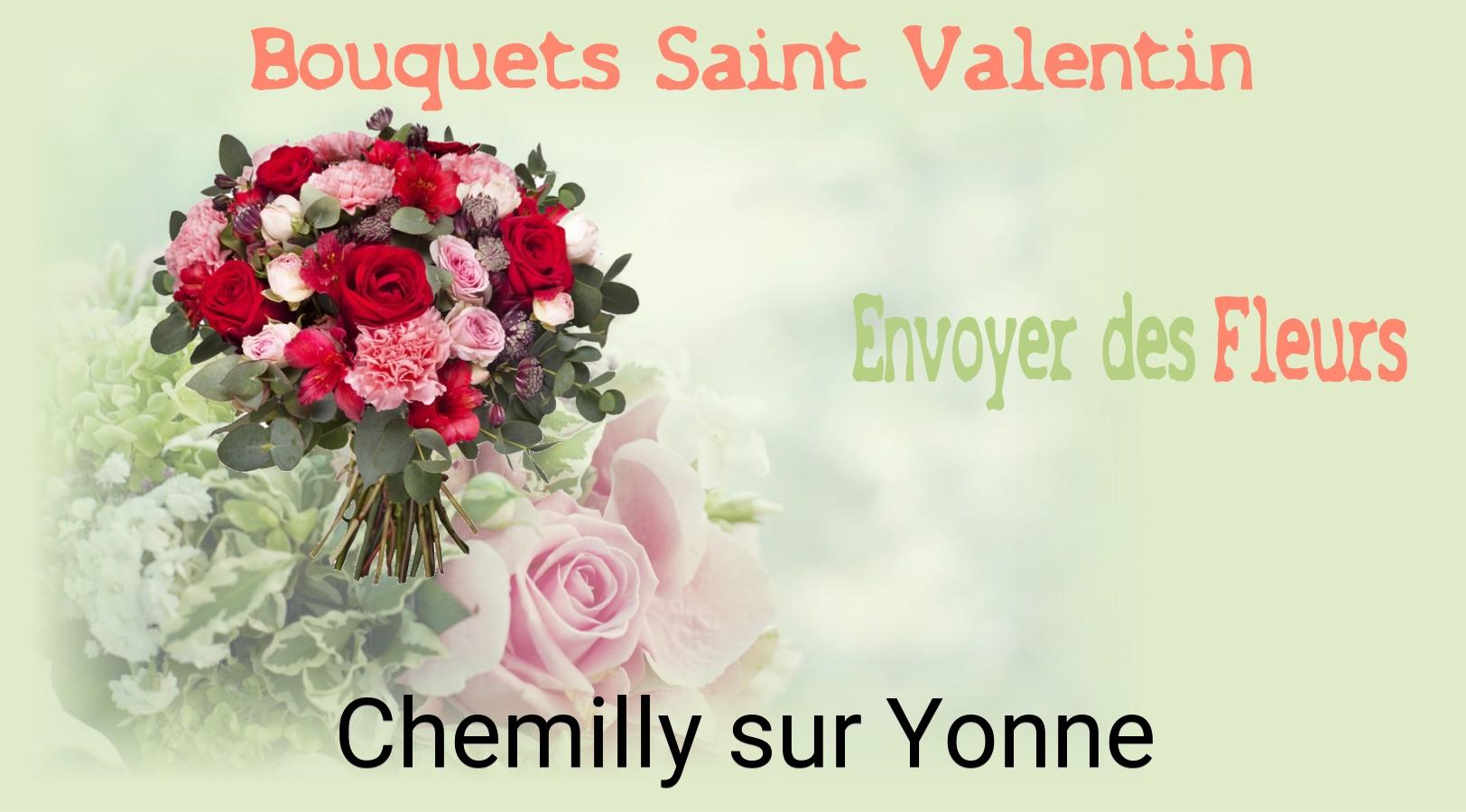 Roses de Saint-Valentin livrées à Chemilly-sur-Yonne